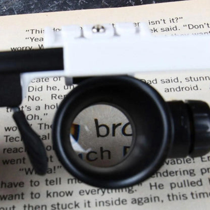 2XLED Watch Jeweler Repair Magnifier Head-Mounted Headband