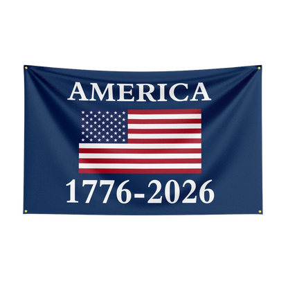 US 250th Anniversary 1776 2026 Semiquincentennial Flag, Independence