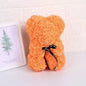 25cm Artificial Teddy Rose Flower Bear with Box Romantic