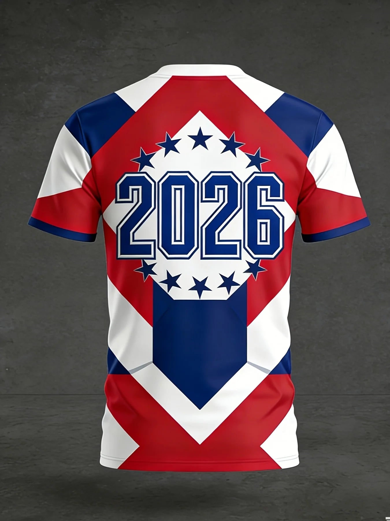 2026 USA Soccer T Shirt 3D Print American Flag Football