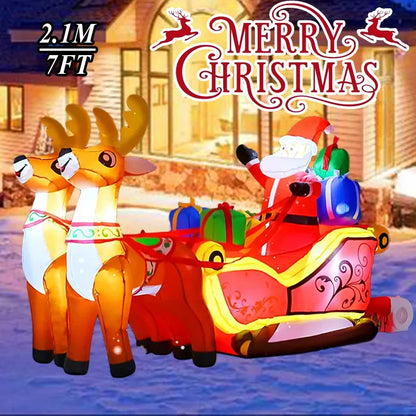 Christmas Decorations Model Built-in LED Lights Inflatable Toys Ornament