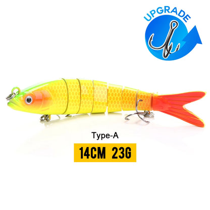 VTAVTA 10/14cm Sinking Wobblers Fishing Lures Jointed