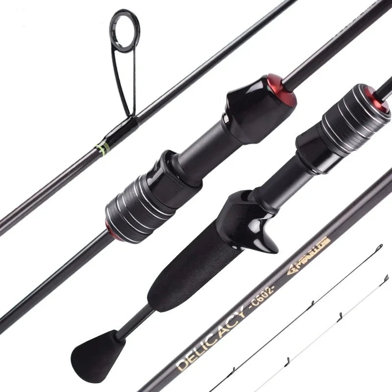 Mavllos Delicacy Ultralight Fishing Rod – 2 Tips (UL & L), 1-8lb Line,
