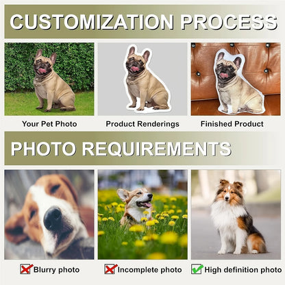 1PC Customized custom custom photo plush pillow personalized