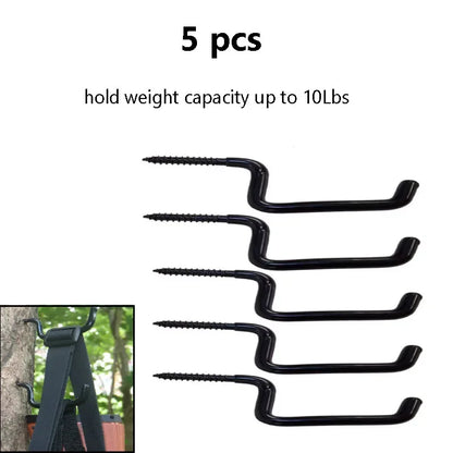 Screw in Tree Climbing Steps 4 Inch Non-Slip Rolling