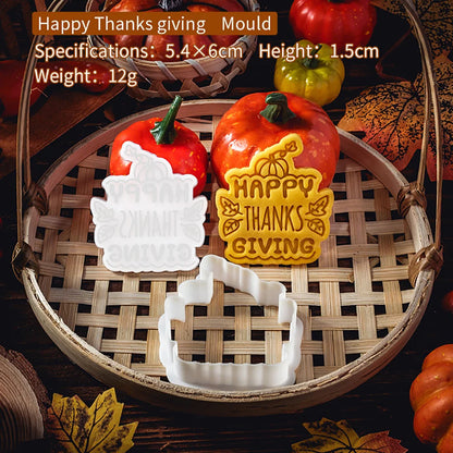Thanksgiving Theme Cookie Molds Fondant Cutter