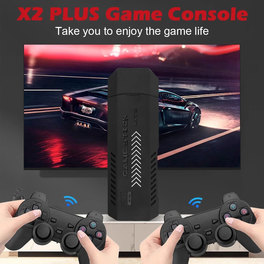 256G 58,000 Games GD10 Plus Game Stick 4K HD Video Game Console