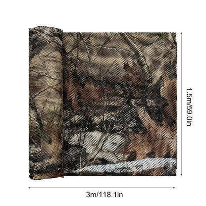 Camp Netting Blind Material Cover Realistic Camouflage
