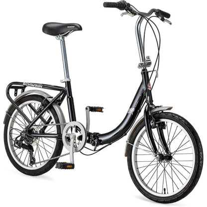 Loop Folding Bike, Black, Titanium or White, 20 Inch Bike for Adults