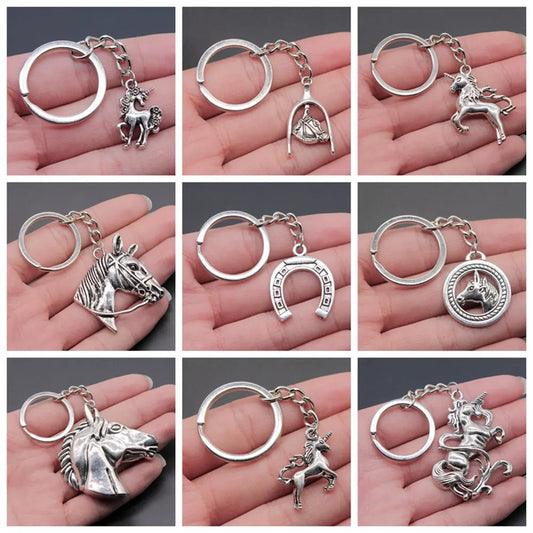 1 Piece Horseshoe Horse Head Charms Handmade