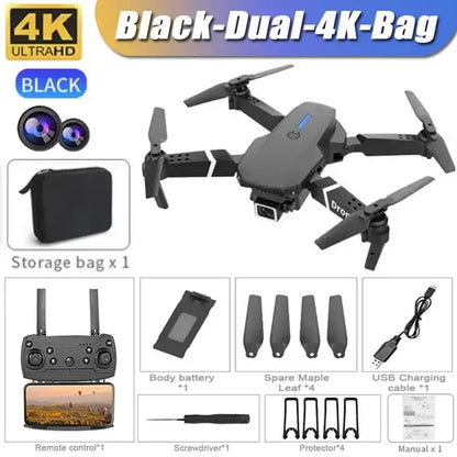 Professional Drone E88 4K Wide-Angle HD 1080P Camera WiFi