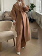 Winter Coat For Women Fashion Solid Loose Lapel