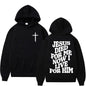 Harajuku Aesthetic Christian Jesus Church Hoodie Bible Verse