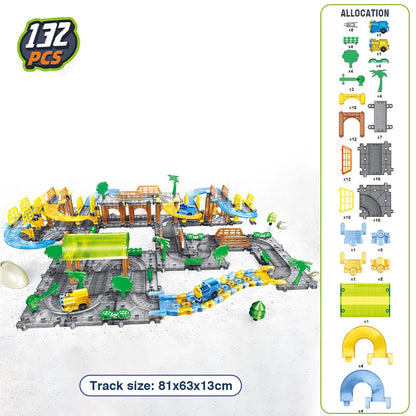 Electric train tracks Toys Splicing Track Trains Transparent