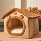 Foldable Pet House Removable Washable Cat House Puppy