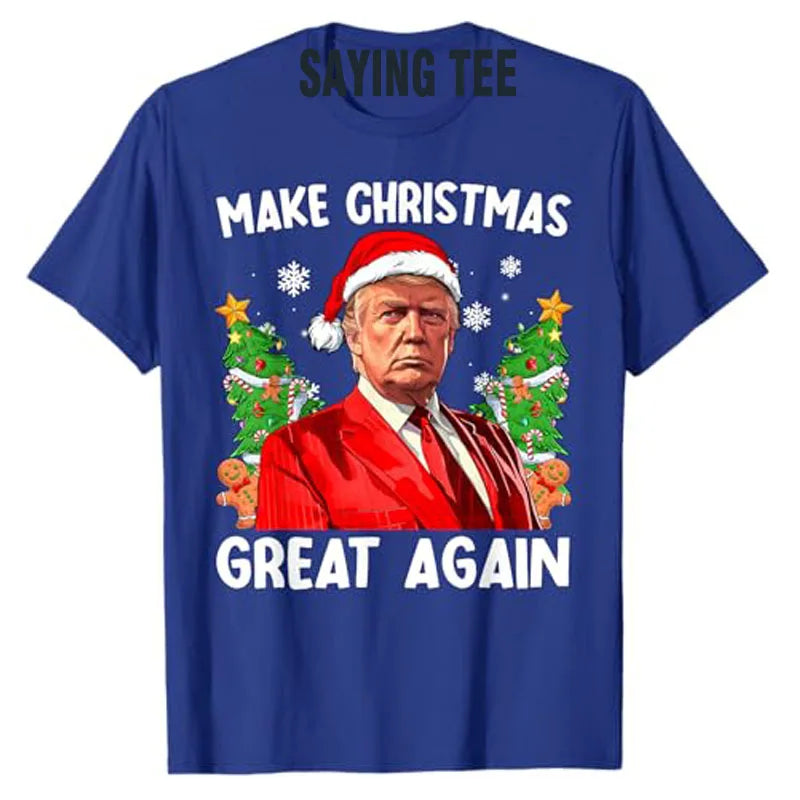 Make Christmas Great Again Funny Santa MAGA Men
