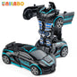 Transformable Robot Sports Car Toys, No Batteries, Educational Kids Gift,
