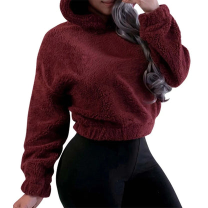 Winter Korean Fashion Bear Ears Cute Loose Hoodi\y