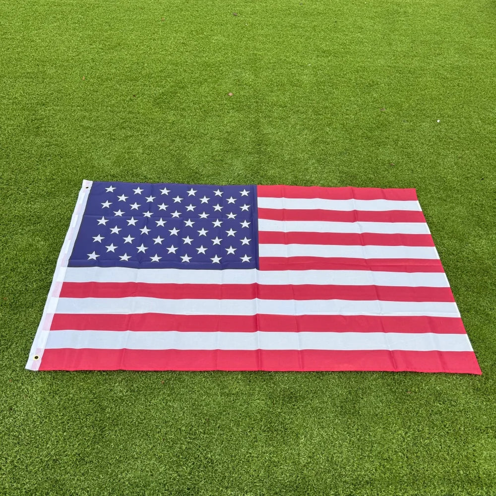 150x90cm US banner High Quality Double