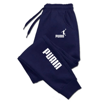 PUAIA Print Men's Pants Autumn/Winter New Sport Jogging