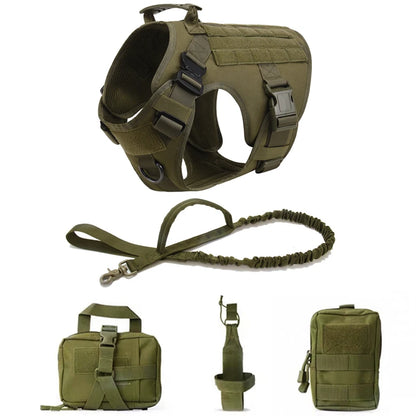 Tactical Military Vest Pet German Shepherd Golden Retriever