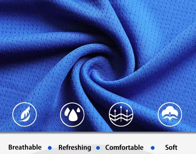 Men's Football Soccer Jersey - Breathable Athletic Sports Shirt Team