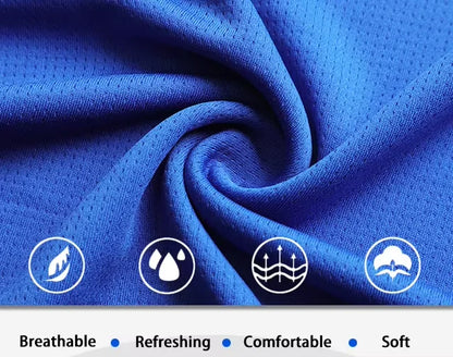 Men's Football Soccer Jersey - Breathable Athletic Sports Shirt Team