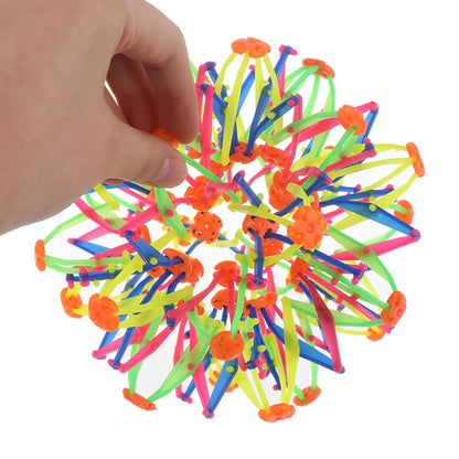 Children's magic telescopic ball outdoor flower ball