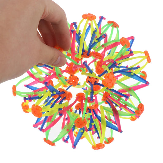 Children's magic telescopic ball outdoor flower ball