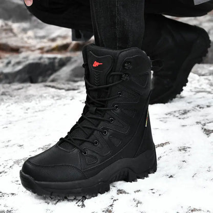 New Style Ultralight Breathable Mesh Canvas Tactical Boots Mens Spring