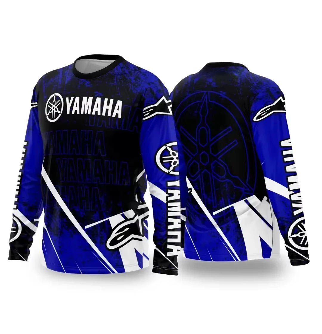 Summer YAMAHA Men Women Motorcycle Riding Suit