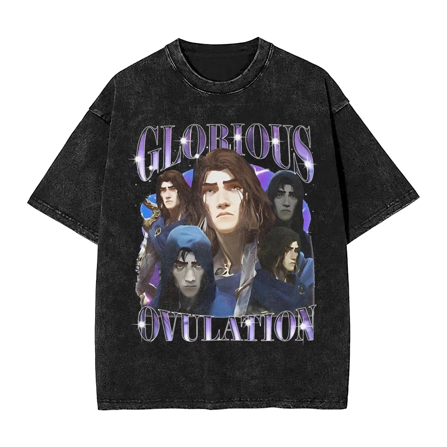 Anime Arcane Viktor Glorious Ovulation Graphic T Shirt Men