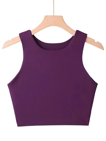 2023 Summer Fashion Women Sexy Slim Tops O-neck