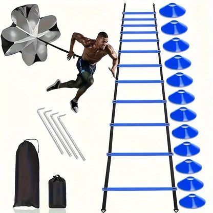 1 Set Soccer Training Agility Ladder , Spikes, Obstacles