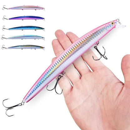 16 Colors 18cm 24g Minnow Fishing Lure Laser Crankbait