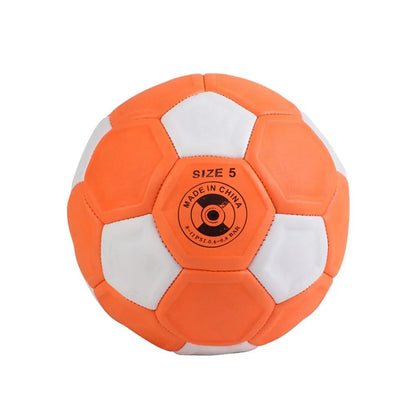 Great Size 3/4/5 Curve Soccer Ball Recreational Orange Youth Football