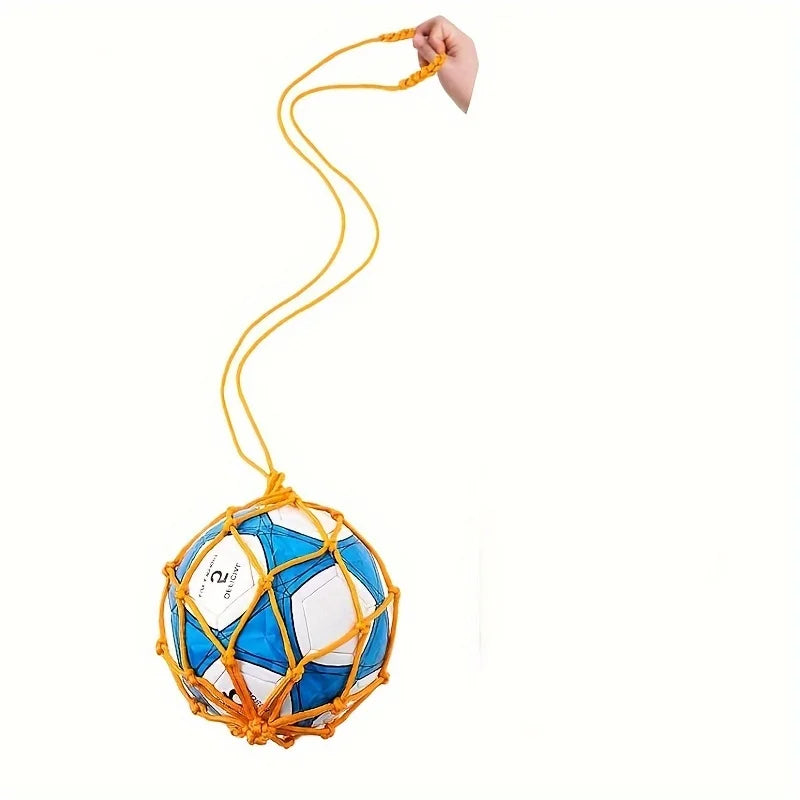 1pc football kicking trainer net bag portable