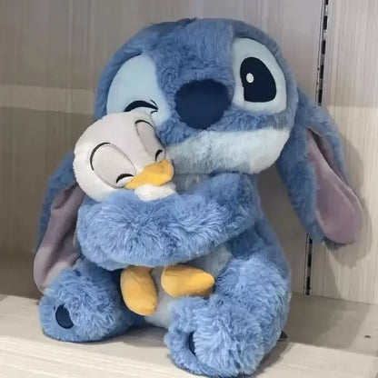 New Disney 20cm Plush Doll Stitch Lilo Doll Cute Duck Stitch Plush Stuffed Toy Christmas Children's Birthday Gift Kawaii Toys