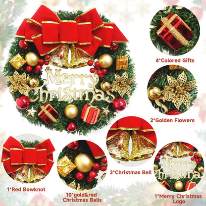 Christmas Decoration Handmade Simulation Christmas Wreath