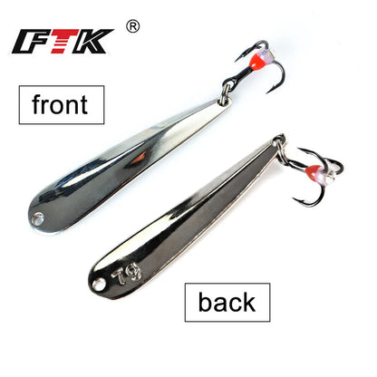 FTK 5g/7g/11g Winter Ice Fishing Lure Metal Jig Wobblers