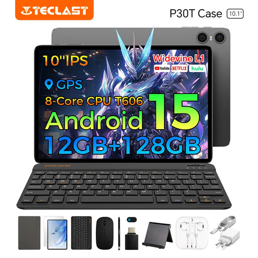 Teclast P30T Android 15 Tablet 10.1" IPS Max 12GB RAM