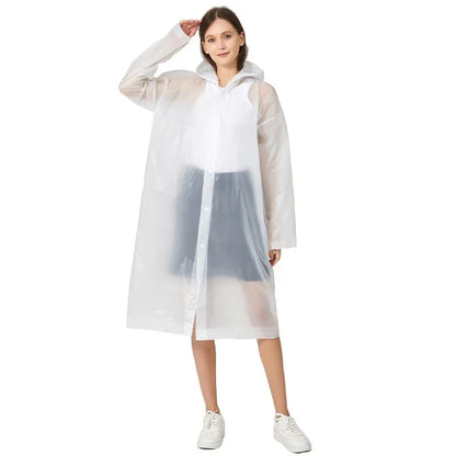 Reusable Adult Waterproof Raincoat Useful Portable Adult Poncho