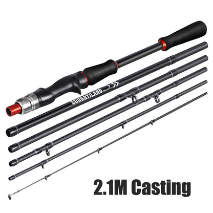 Sougayilang 1.8m 2.1m Lure Fishing Rod Carbon Fiber