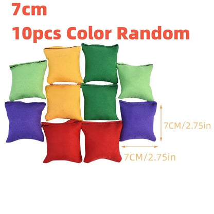 5/10pcs Solid Color Double Layer Leak proof Sandbags