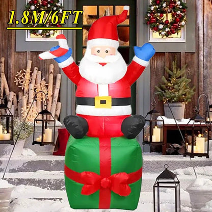 Christmas Decorations Model Built-in LED Lights Inflatable Toys Ornament
