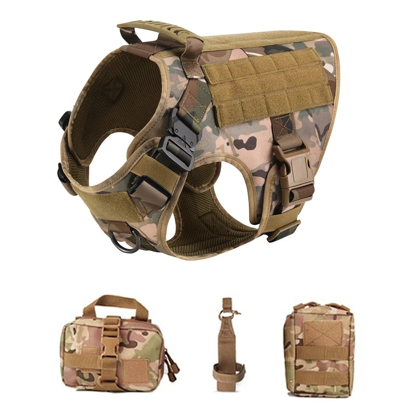 Tactical Military Vest Pet German Shepherd Golden Retriever