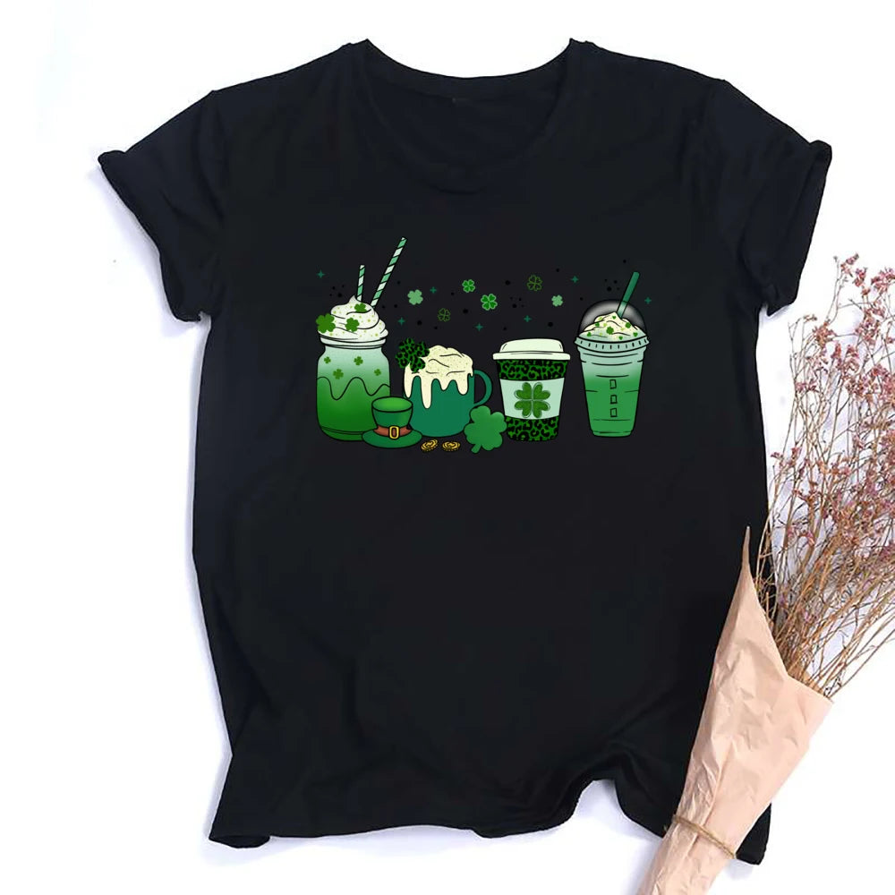 St. Patrick's Coffee Shirt Lucky Coffee Shirt St Patricks Day