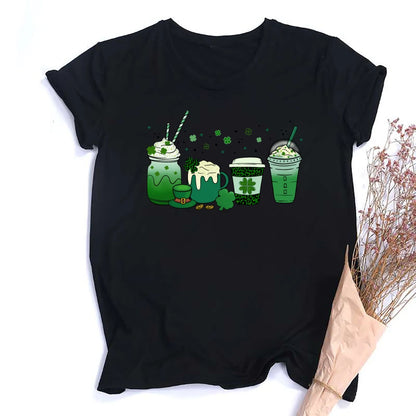 St. Patrick's Coffee Shirt Lucky Coffee Shirt St Patricks Day
