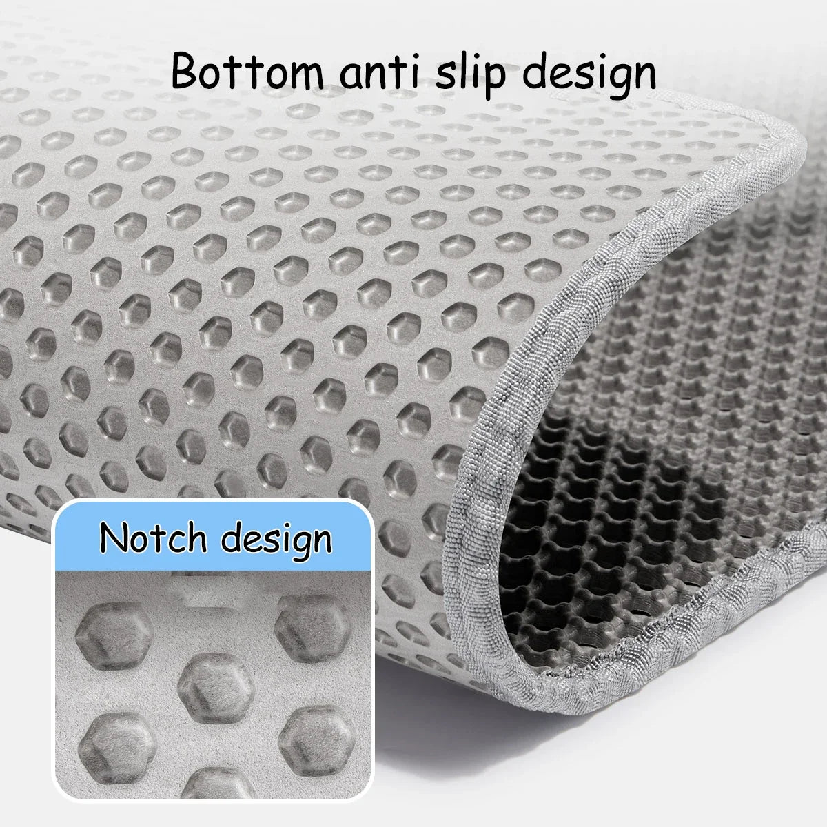 90CMX60CM Cat Litter Mat Waterproof Double Layer Pet Litter Box
