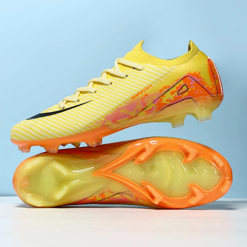 New Men Outdoor Football Boots Soccer Shoes Cleats Match Training